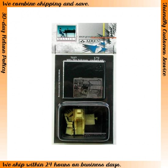 1/72 MIG-29A Fulcrum Cockpit Set for Italeri kit