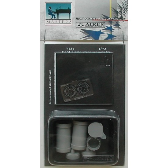 1/72 F-15C Eagle Exhaust Nozzles for Hasegawa kit