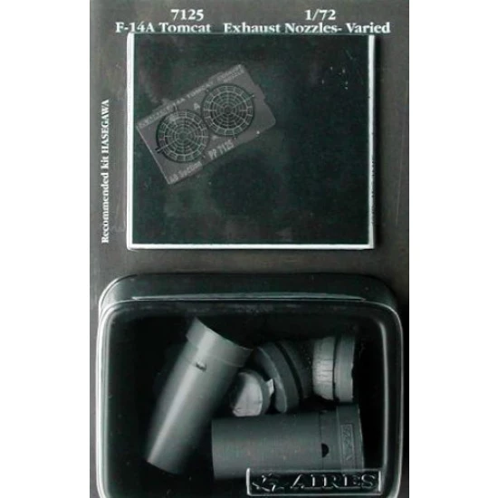 1/72 Grumman F-14A Tomcat Exhaust Nozzles - Varied Position for Hasegawa kit