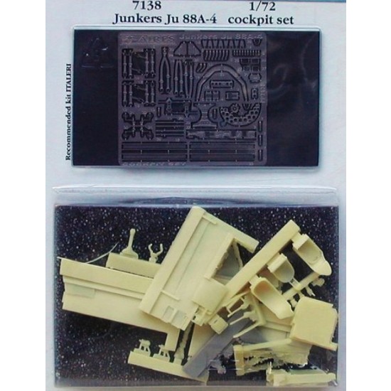 1/72 Junkers Ju 88A-4 Cockpit Set for Italeri kit