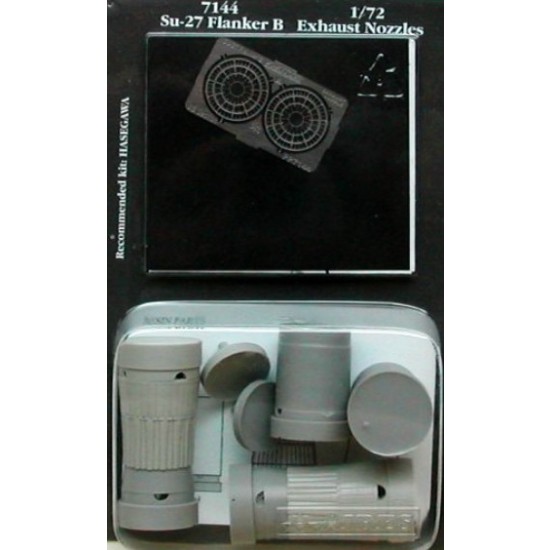 1/72 Sukhoi Su-27 Flanker B Exhaust Nozzles for Hasegawa kit