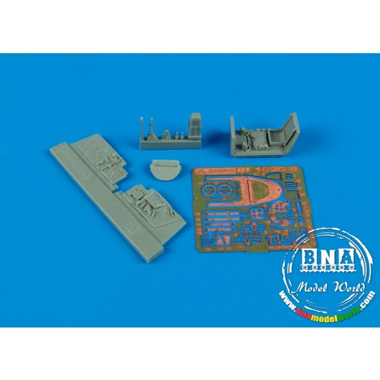 1/72 Messerschmitt Bf-109G-6 Cockpit Set for Fine Models kit