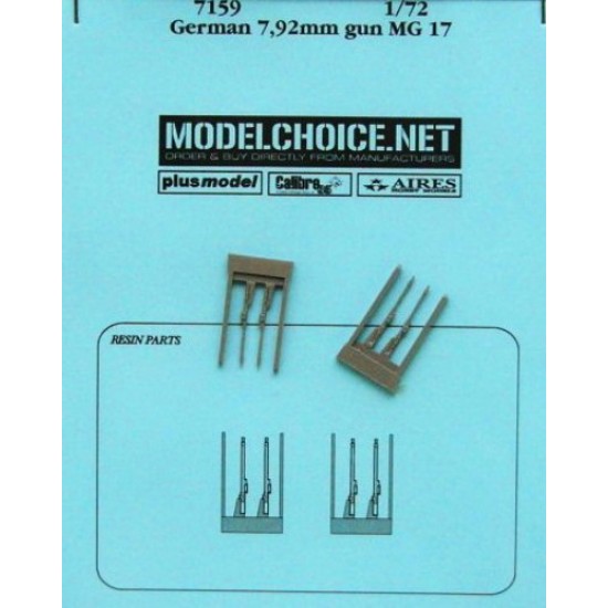 1/72 German MG 17 Guns