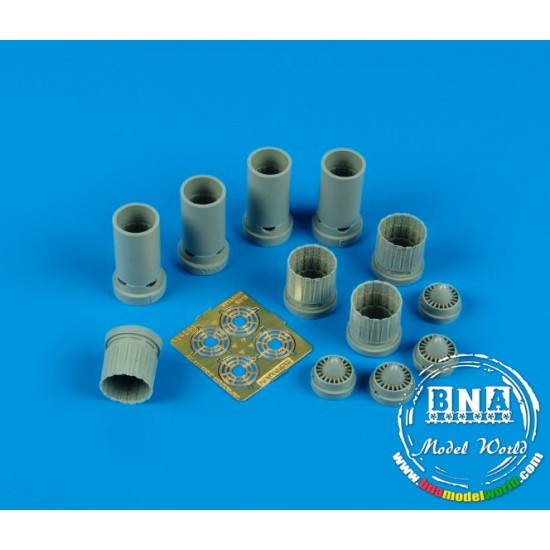 1/72 B-58 Hustler Exhaust Nozzles for Hasegawa kit