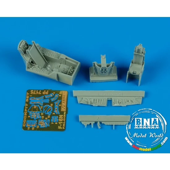 1/72 F-16N Aggressor Cockpit Set for Hasegawa kit