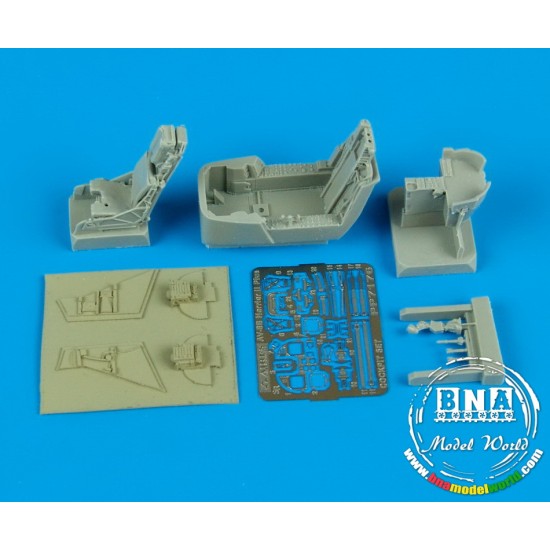 1/72 McDonnell Douglas AV-8B Plus Harrier II Cockpit Set for Hasegawa kit