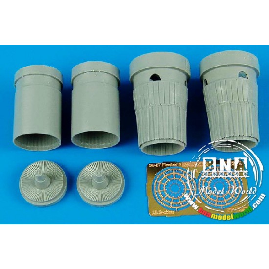 1/72 Sukhoi Su-27 Flanker B Exhaust Nozzles for Italeri kit