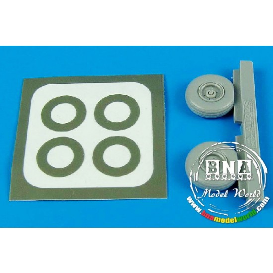 1/72 Mil Mi-8 Helicopter Wheels & Paint Masks