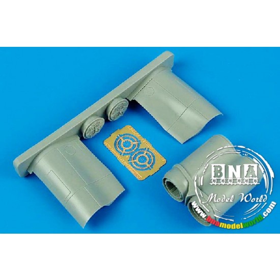 1/72 BAC Lightning F.6/F.2A Exhaust Nozzles for Trumpeter kit