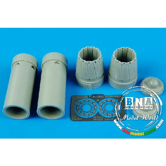 1/72 F/A-18C Hornet Exhaust Nozzles - Closed for Academy kit