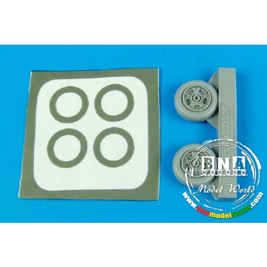 1/72 A-7A/B/E Corsair II Wheels & Paint Masks for HobbyBoss kit