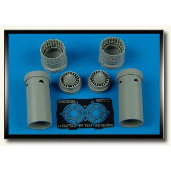 1/72 F-4B, C, D, N Phantom II Exhaust Nozzles for Fujimi kit