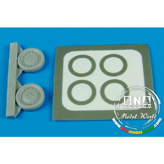 1/72 Douglas A-4 Skyhawk Wheels (Late) & Paint Masks