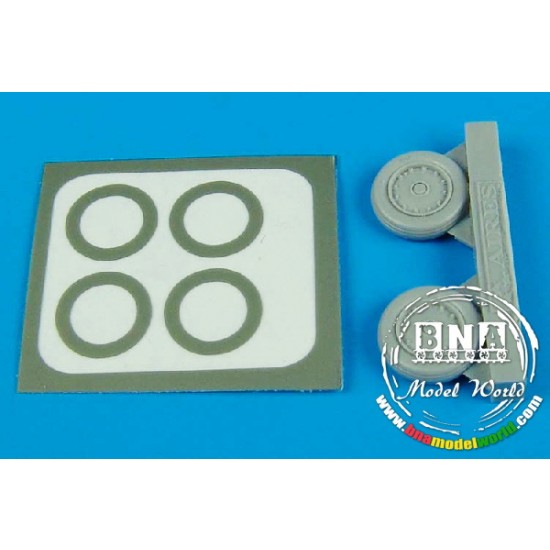 1/72 Vought F-8 Crusader Wheels & Paint Masks