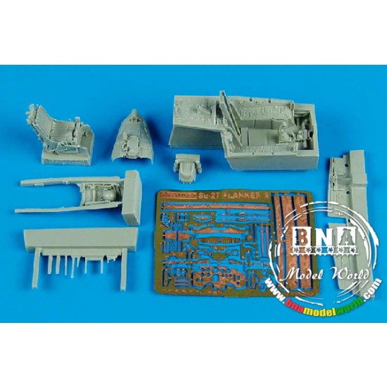 1/72 Su-27 Flanker B Cockpit Set for Hasegawa kit
