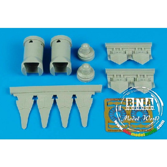 1/72 Lockheed Martin F/A-22 Raptor Exhaust Nozzles for HobbyBoss kit