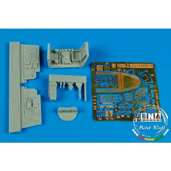1/72 Bf-109G-2 Cockpit Set for Fine Models kit