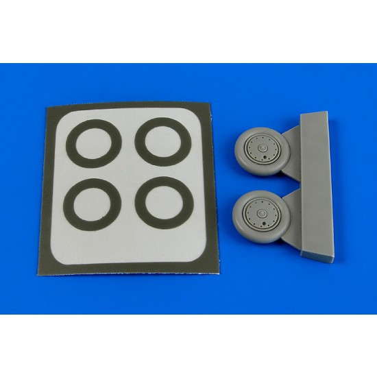 1/72 Polikarpov I-153 Wheels & Paint Mask for ICM kit (Resin+Paint Mask)