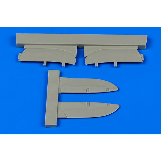 1/72 Soviet Biplane Fighter Polikarpov I-153 Chaika Control Surfaces for ICM kit