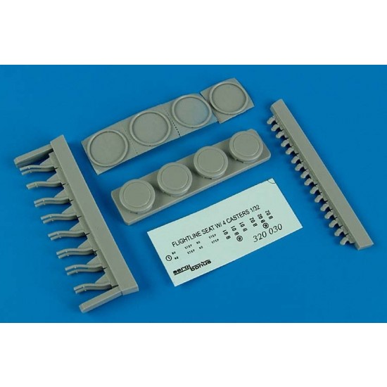 1/32 Flightline Seat with 4 Casters