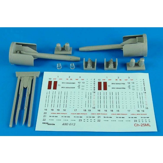 1/48 CH-25ML (AS-10 Karen) Air-To-Ground Missiles