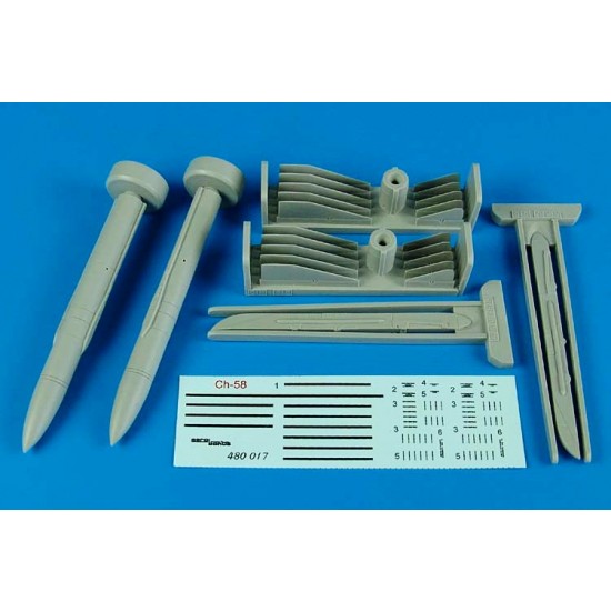 1/48 CH-58 (AS-11 Kilter) Air-To-Ground Missiles