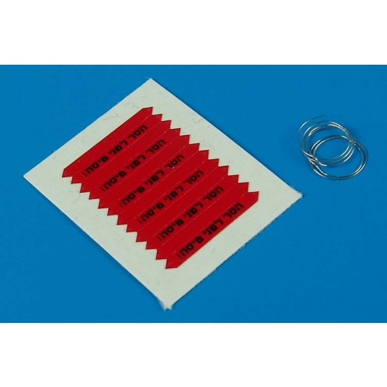 1/48 Remove Before Flight Flags - IDF - Black Lettering