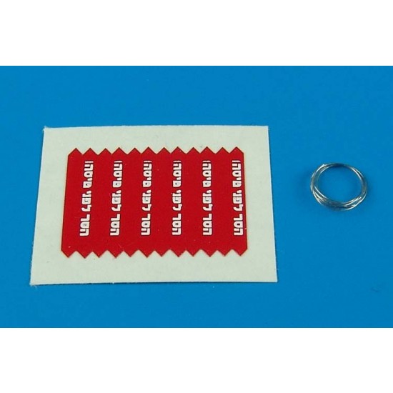 1/48 Remove Before Flight Flags - IDF - White Lettering