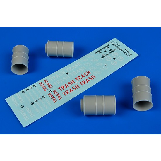 1/48 US 55 Gallon Barrels (empty)