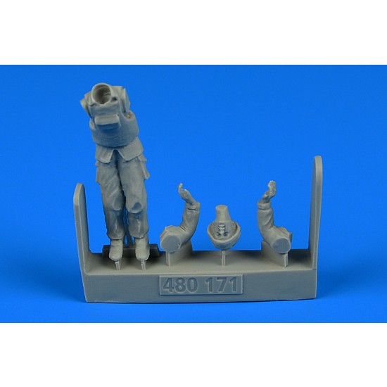 1/48 Modern British Army Commander for BAE Warrior for Airfix kit