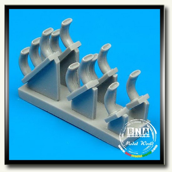 1/32 Focke-Wulf Fw 190D-9 Exhausts for Hasegawa kit