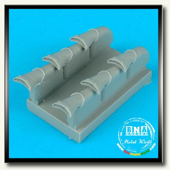 1/32 Spitfire Mk. V Exhaust for Hasegawa kit