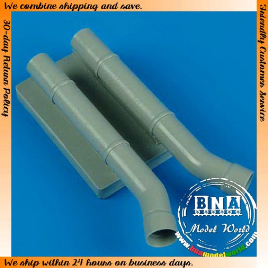 1/32 Junkers Ju 87D-5N Night Exhaust Type B for Hasegawa kit