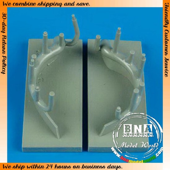 1/32 Mitsubishi A6M2 Zero Exhaust for Tamiya kit