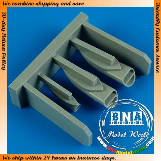 1/32 Mikoyan-Gurevich Mig-23 Flogger Air Scoops for Trumpeter kit