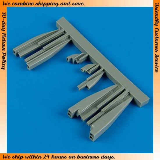 1/32 Sukhoi Su-25K Frogfoot A Air Intakes for Trumpeter kits
