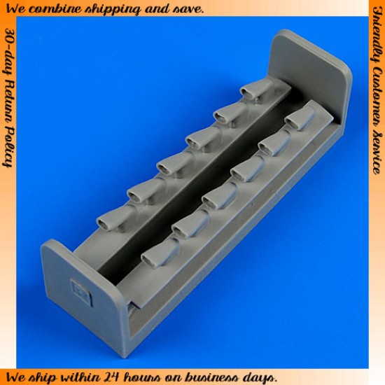 1/32 Messerschmitt Bf 109G Exhaust for Revell kits 