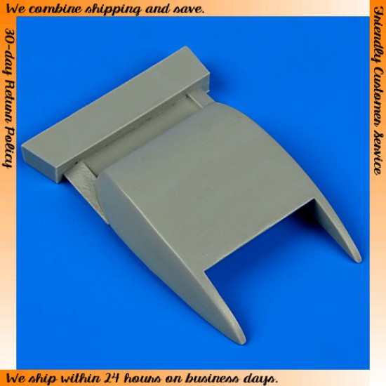 1/32 Messerschmitt Bf-109G-6 Correct Oil Radiator for Revell kit