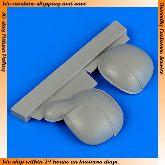 1/32 Messerschmitt Bf 109G-5/-14 Correct Gun Bulges for Revell kit