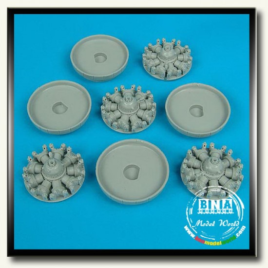 1/48 Boeing B-17G Flying Fortress Engines for Revell/Monogram