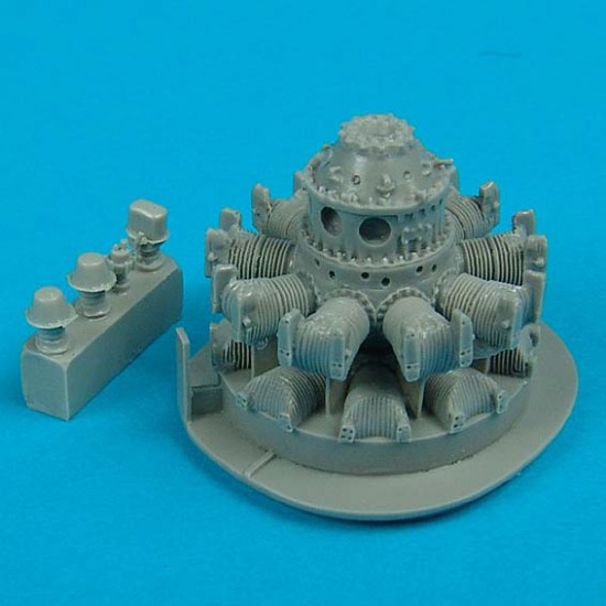1/48 Vought F4U-4B Corsair Engine for Academy kit