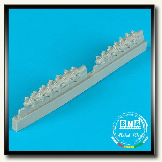 1/48 Bristol Beaufighter Porcupine Exhausts II for Tamiya kit