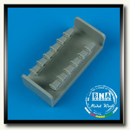 1/48 Spitfire Mk. IX Exhausts -Fishtail for Hasegawa kit