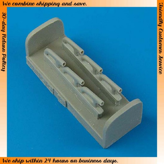 1/48 Lavochkin-Gorbunov-Gudkov LaGG-3 Series 35 Exhaust for ICM kit