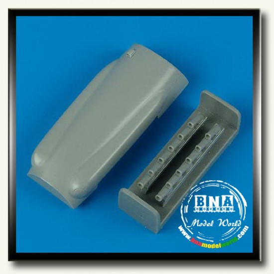 1/48 Spitfire Mk.22/24 Cowling and Exhaust for Airfix kit