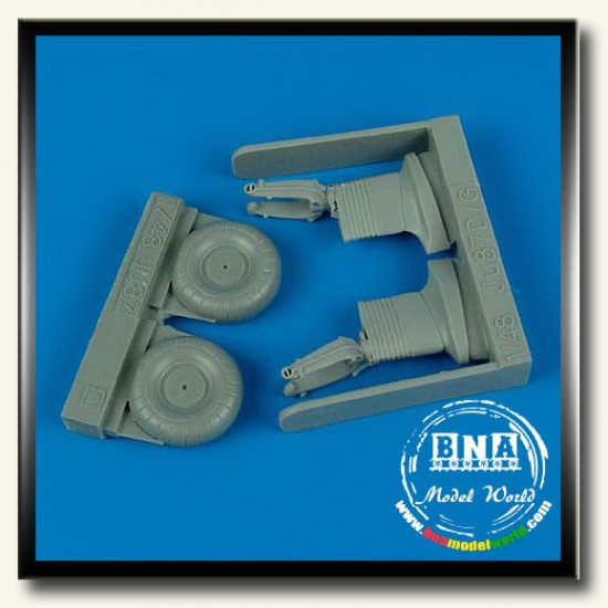 1/48 Junkers Ju 87 Stuka Uncovered Wheel II for Hasegawa kit