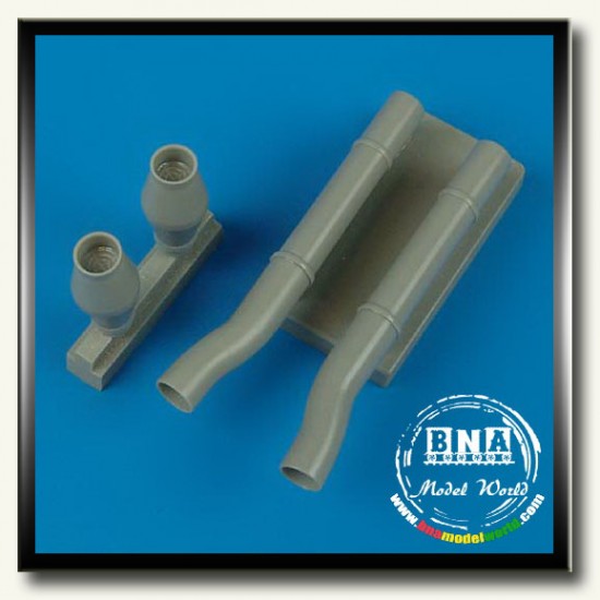 1/48 JU 87D-5N Night Exhaust Type A for Hasegawa kit