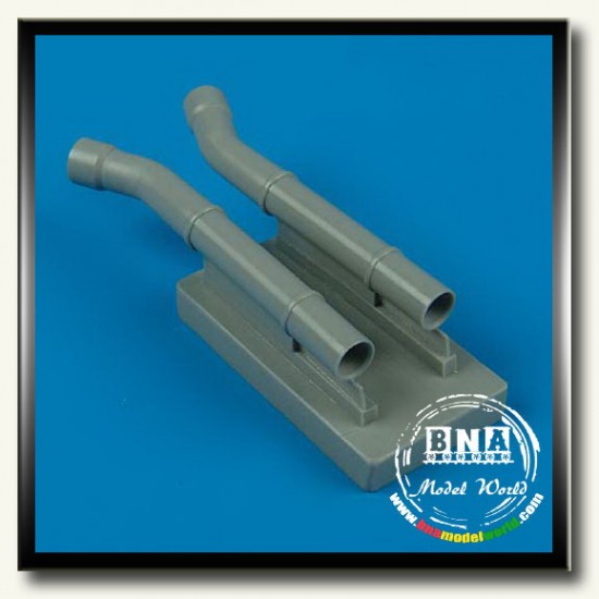 1/48 Ju 87D-5N Night Exhaust - Type B for Hasegawa Kit