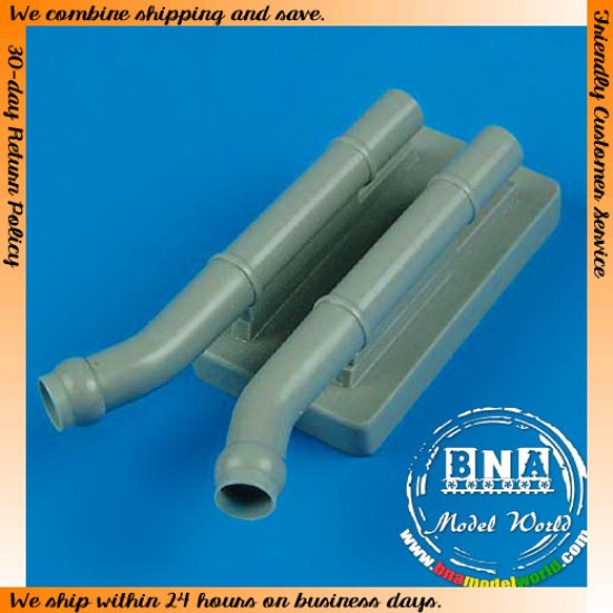 1/48 Ju 87D-5N Night Exhaust Type C for Hasegawa kit