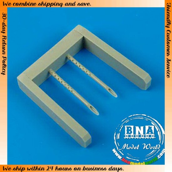 1/48 MC.200 Saetta Gun Barrels for Italeri kit